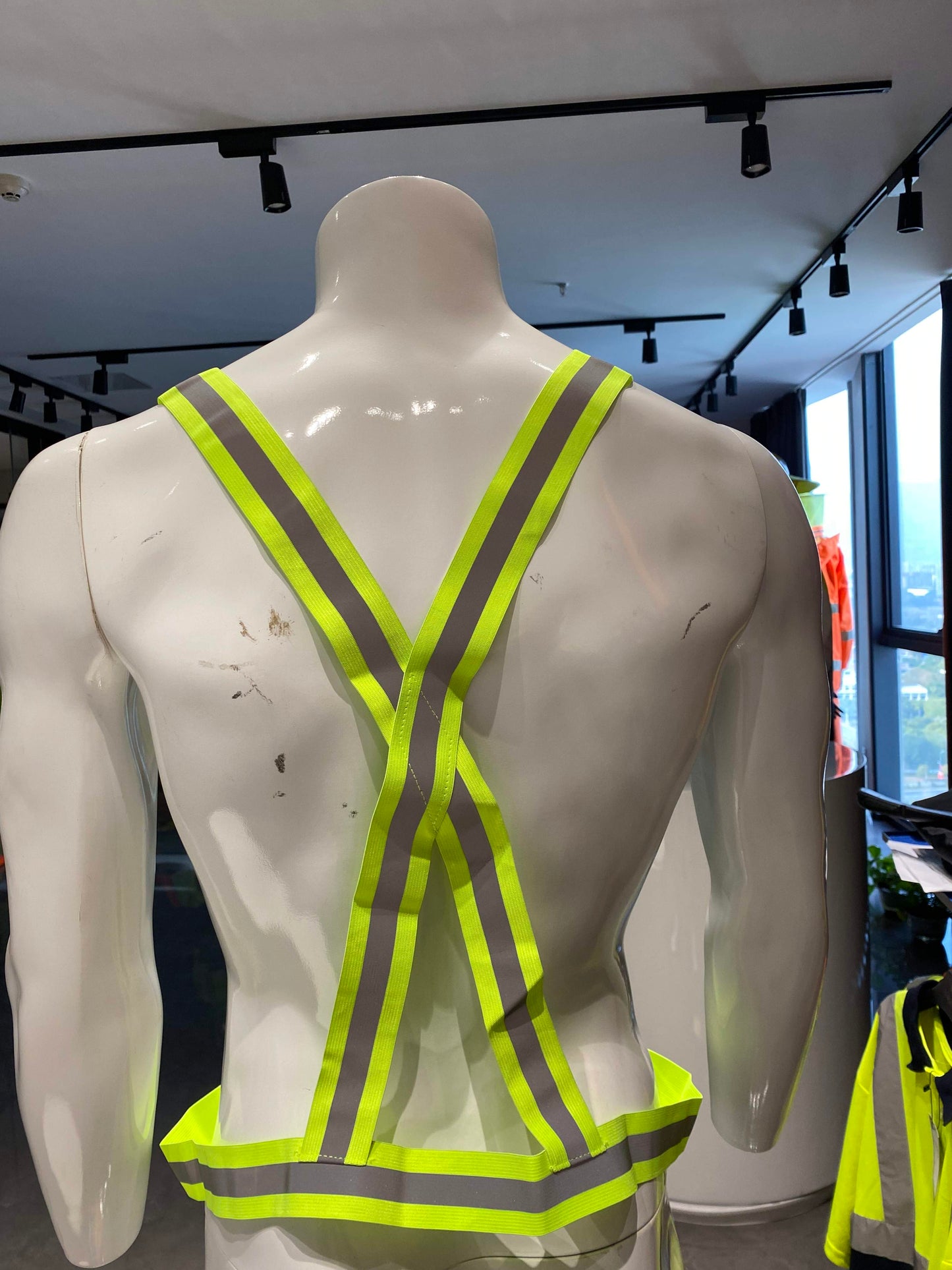 Chaleco Arnés Reflectante de Alta Visibilidad para Correr, Ciclismo y Trabajo Nocturno