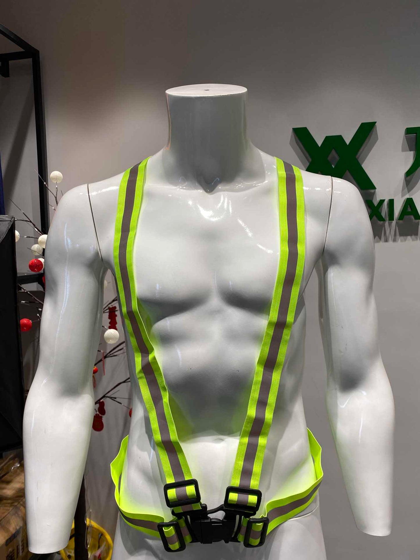 Chaleco Arnés Reflectante de Alta Visibilidad para Correr, Ciclismo y Trabajo Nocturno